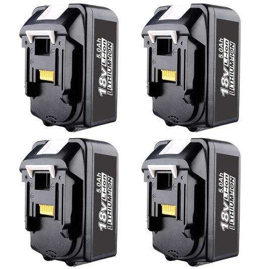 For Makita 18V Battery 5.0Ah Replacement | BL1850 Li-ion Batteries 4 Pack