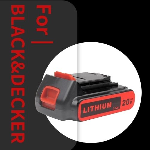 For Black&Decker 20V Replacement Battery