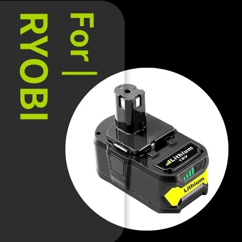 For Ryobi 18V Replacement Battery