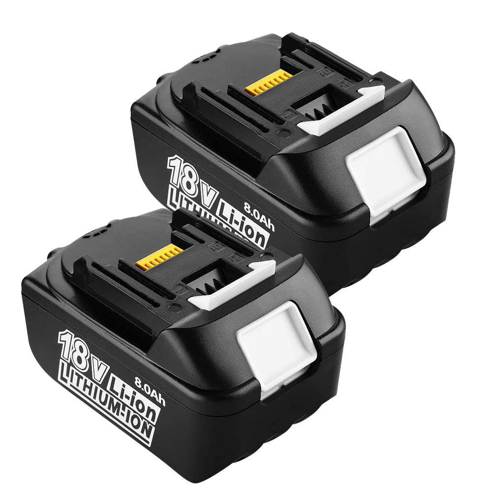 Clearance | For Makita 18V Battery 8.0Ah Replacement | BL1860 Batteries 2 Pack