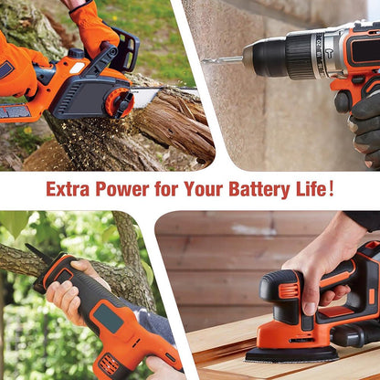 20V MAX/18V für Black and Decker LBXR20 3.8Ah Li - ion Akku Ersatz - Dasbatteries