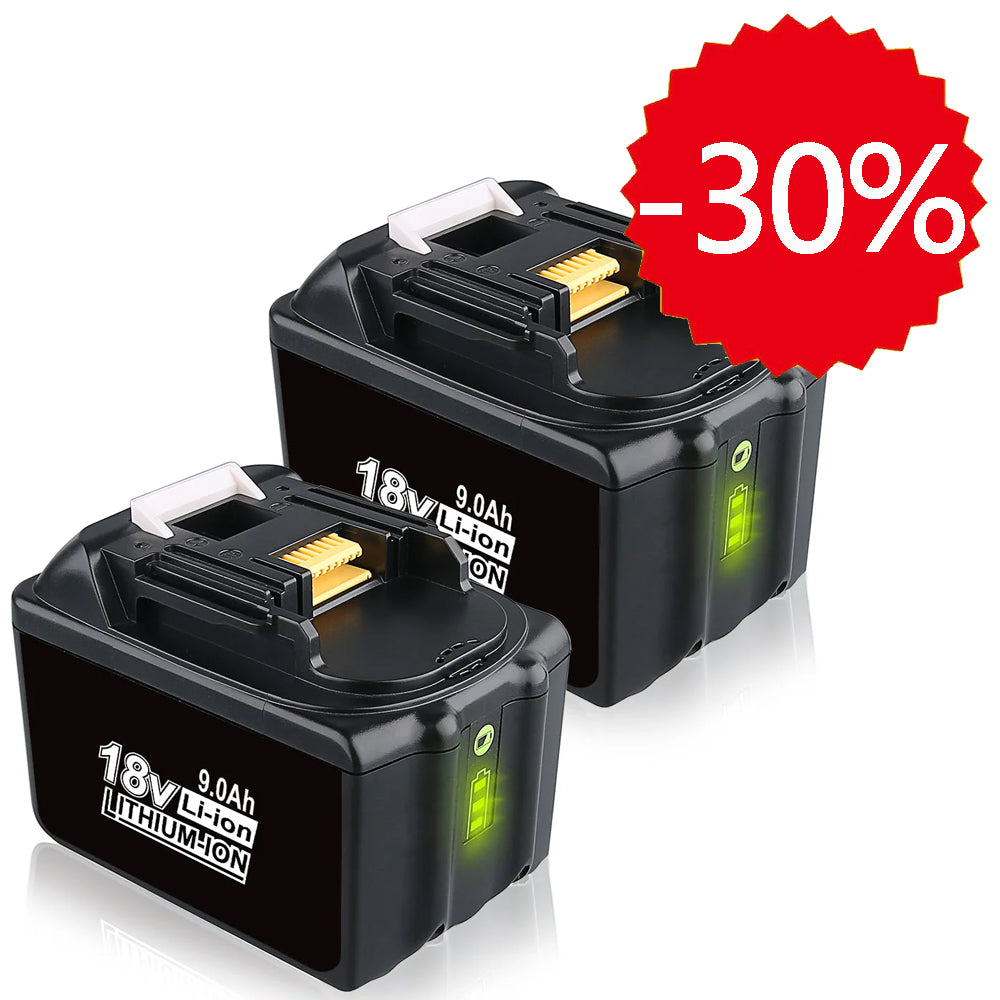 Clearance | For Makita 18V Battery 9Ah Replacement | BL1890B Battery 2 Pack