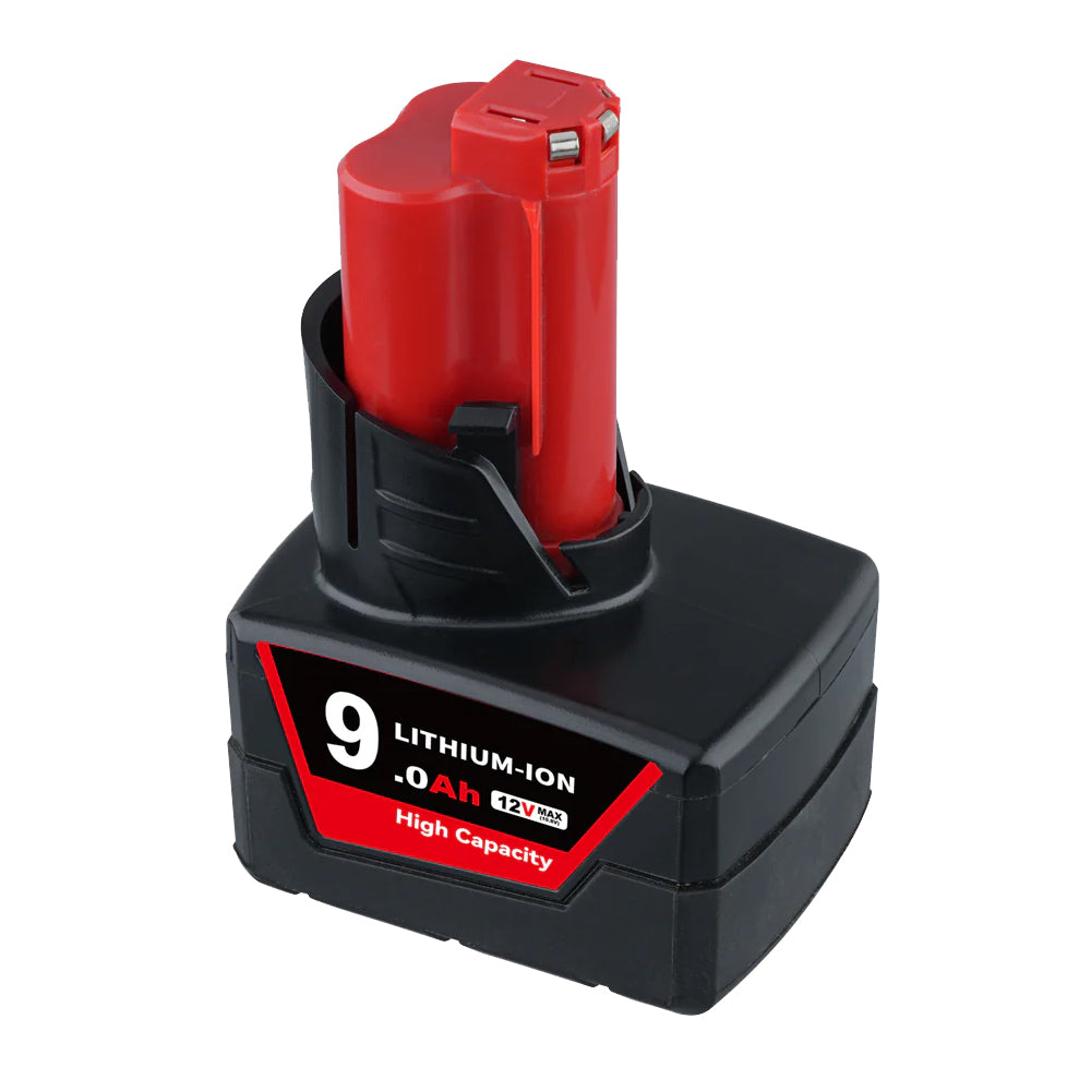 For Milwaukee M12 9.0Ah Replacement Battery| M12B Battery