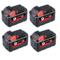 For Milwaukee 18V Battery 9Ah Replacement |  M18 Batteries 4 Pack