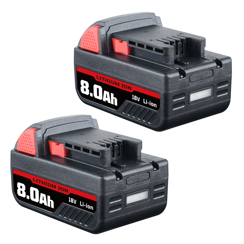 For Milwaukee 18V Battery 8.0Ah Replacement |  M18 Batteries 2 Pack