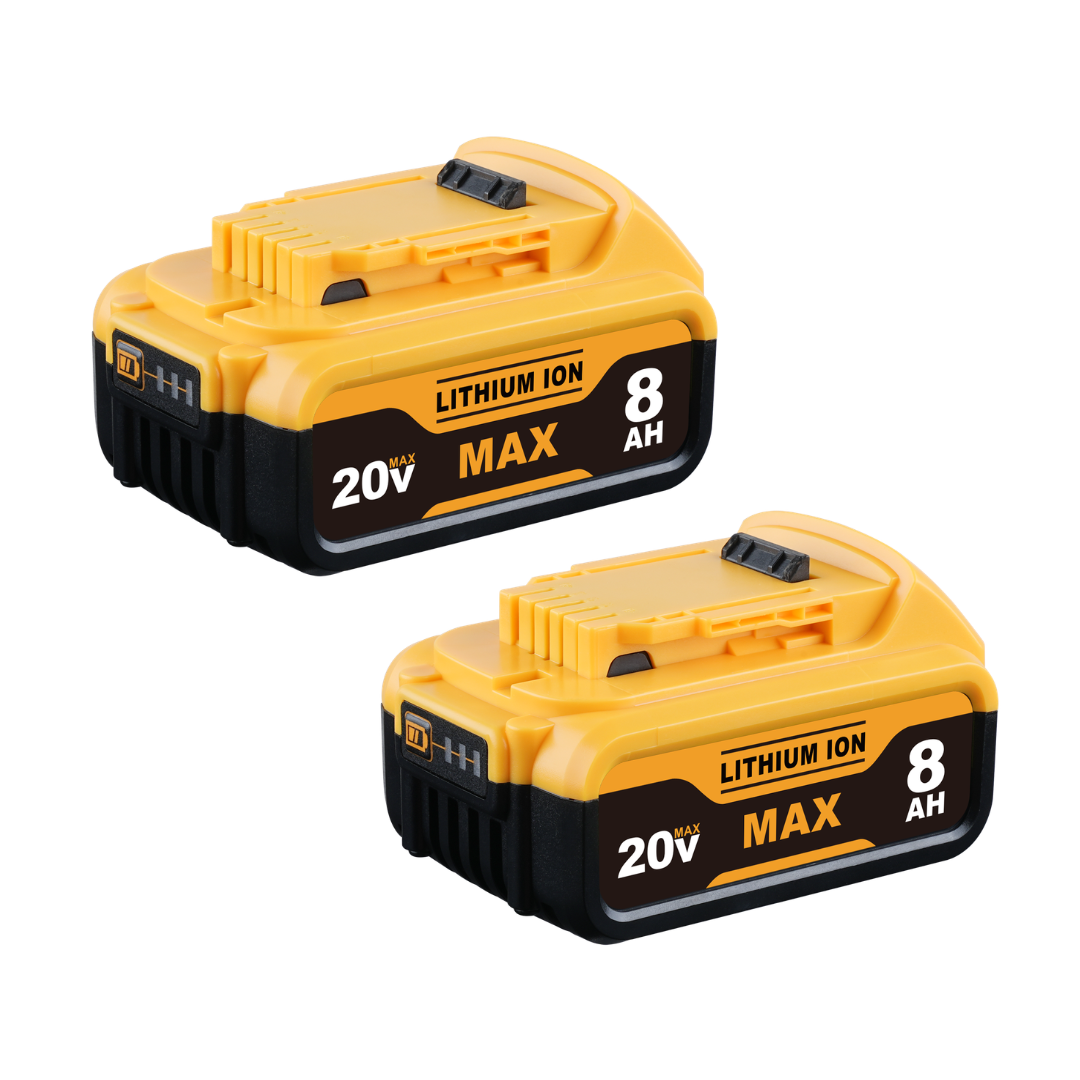 For Dewalt 20V Battery 8.0Ah Replacement | DCB205 Li-ion Battery 2Pack-B2G2