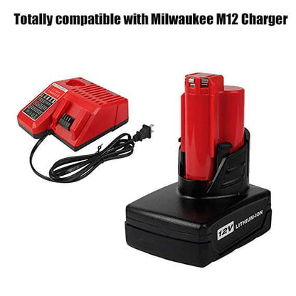 For Milwaukee 12V 12.0Ah Battery Replacement | M12 Battery