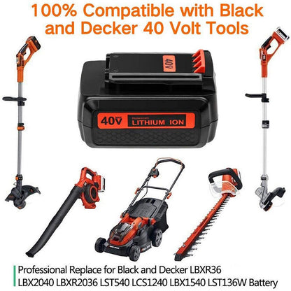 für Black and Decker 36V 4.0Ah Li-ion Akku Ersatz |LBXR36 LBX2040 - Dasbatteries