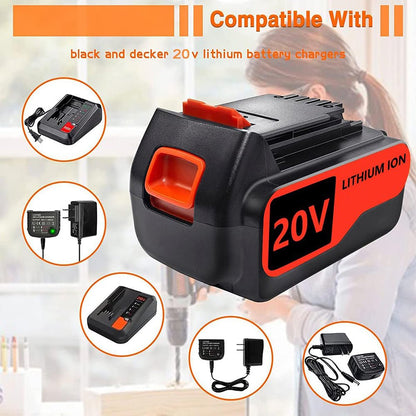 für Black&Decker 20V Max (18V) 8.0Ah Li - Ion LBXR4020 Akku Ersatzakku - Dasbatteries