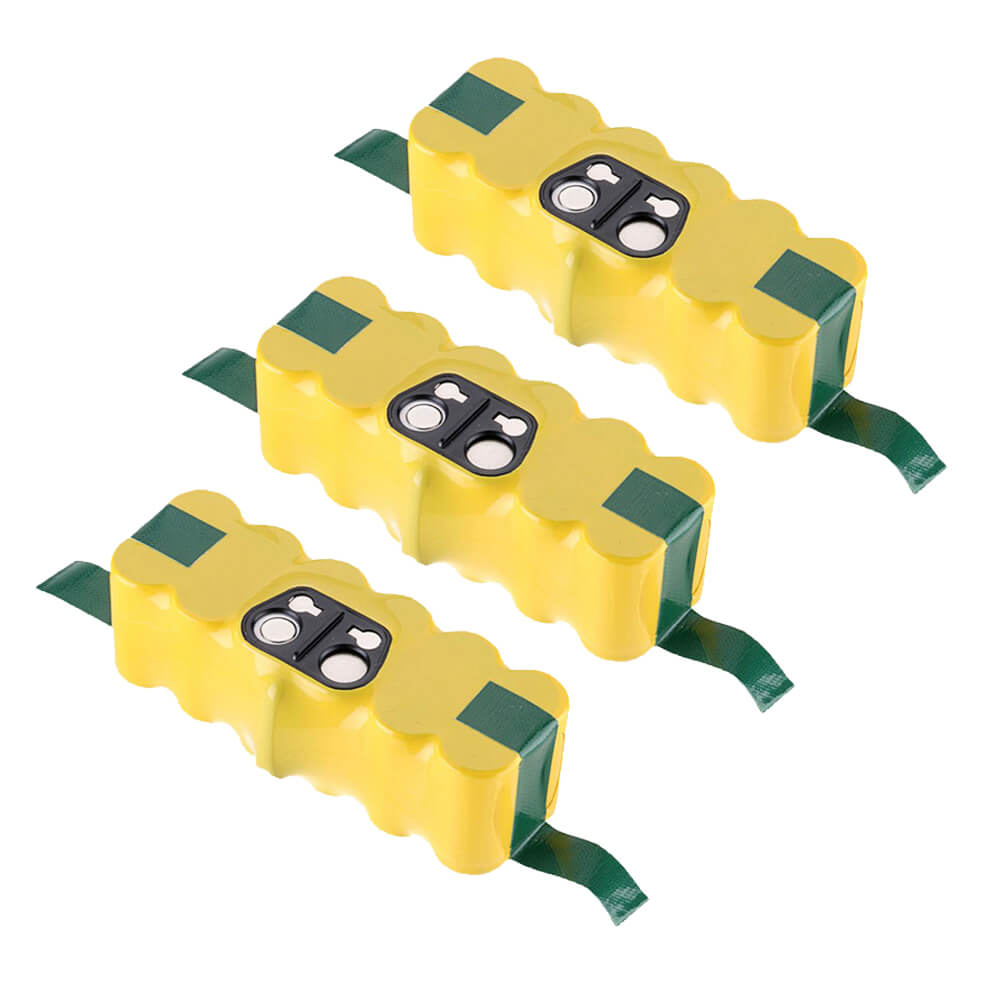 For iRobot Roomba 14.4V Battery Replacement | 5200mAh NI-MH Battery 3 Pack