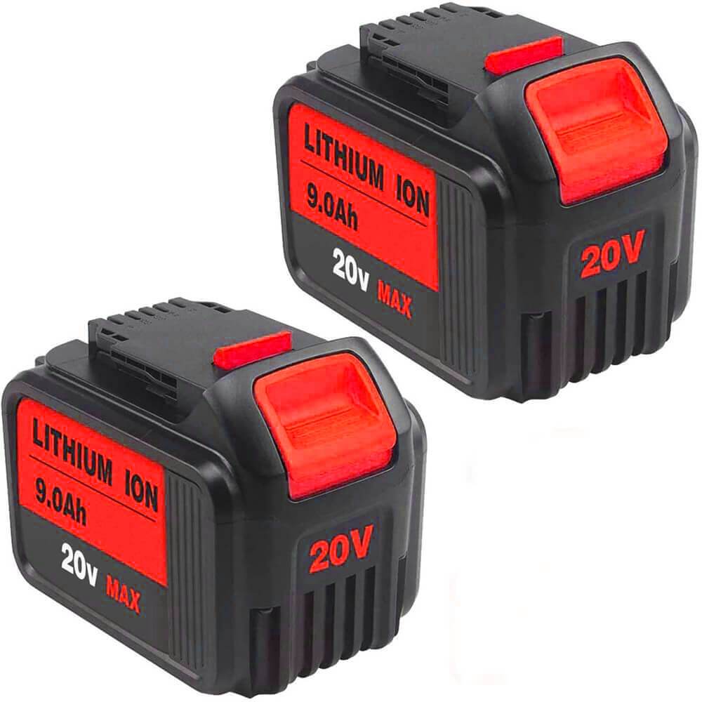 For DeWalt XR Battery 18V/20V 9Ah | DCB200 Replacement Battery 2 pack