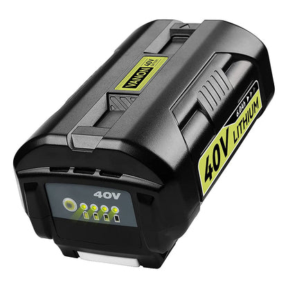 Clearance | 8.0Ah 40V/36V MAX Lithium OP4026 Battery Compatible with Ryobi 40V Battery with LED Indicator