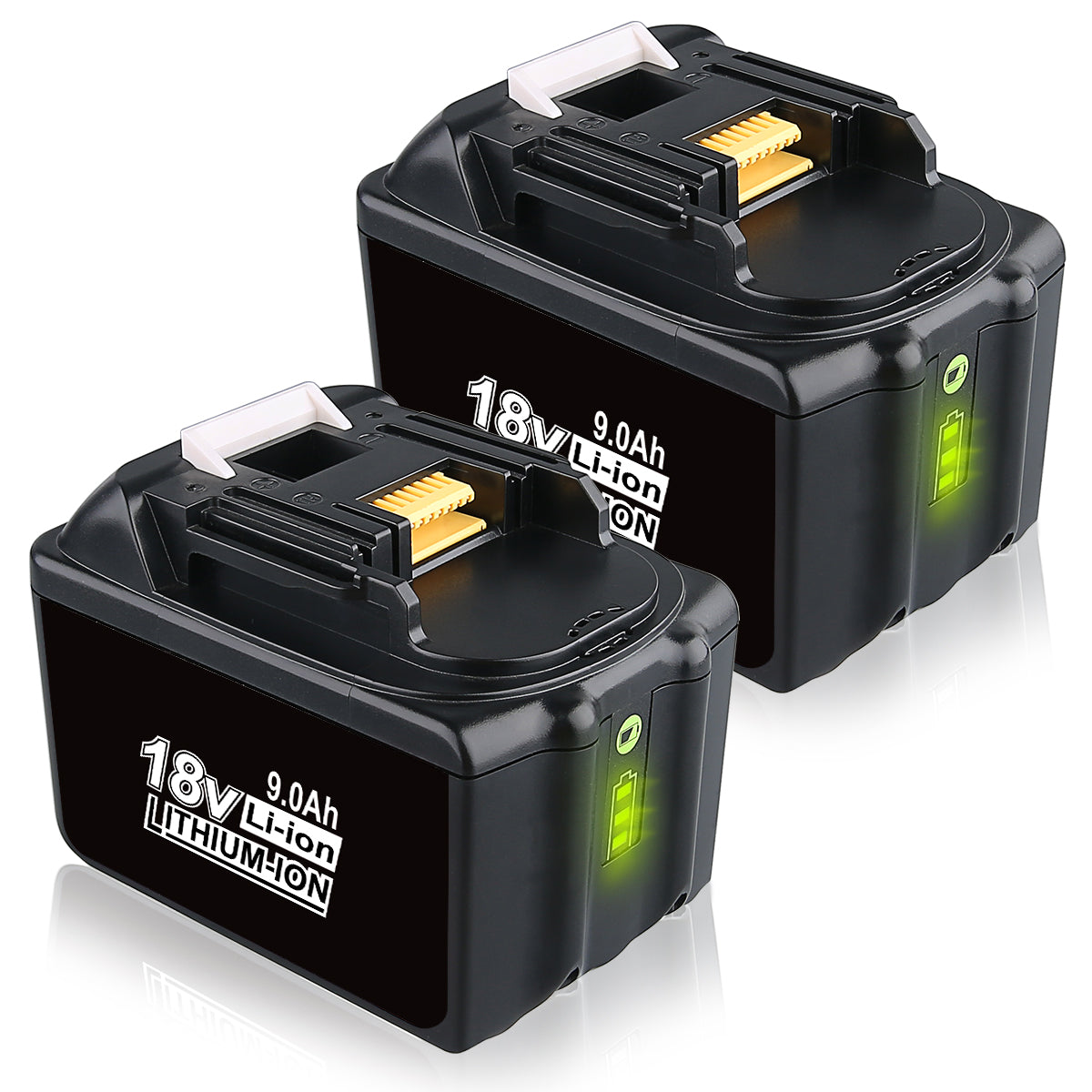 Clearance | For Makita 18V Battery 9Ah Replacement | BL1890B Battery 2 Pack