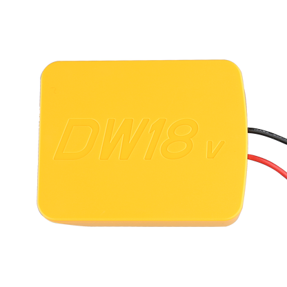 Power Wheel Adapter for Dewalt 20V Battery with Wire terminals | Power Connector for Rc Car, 14 Gauge Robotics, Rc Truck,DIY use, Work for Dewalt 20V DCB205 DCB206 DCB200 Battery