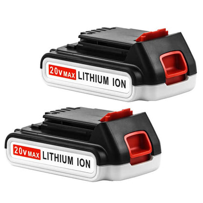 For Black And Decker 20V Battery Replacement | LBXR20 3.0Ah Li-ion Batteries 2 Pack