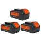 For Dewalt 18V XR Battery 6Ah Replacement | DCB184 Battery 3 Pack