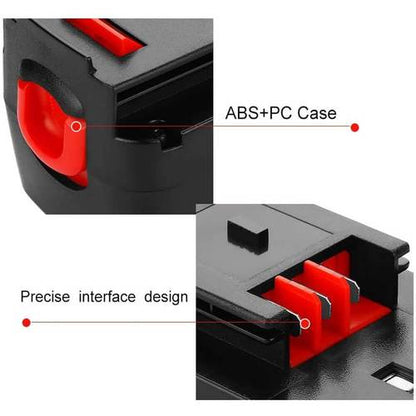 For Black and Decker HPB18 18V 4.8Ah Ni-Mh Battery Replacement 3 pack