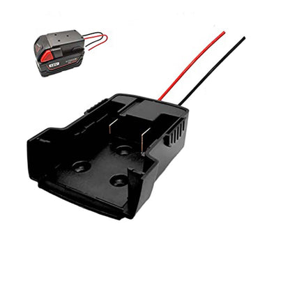 Power Wheel Adapter for Milwaukee M18 18V Battery | Work with for Milwaukee M18 48-11-1860, 48-11-1850 Li-ion Battery, Power Connector for Rc Car, Robotics, Rc Truck