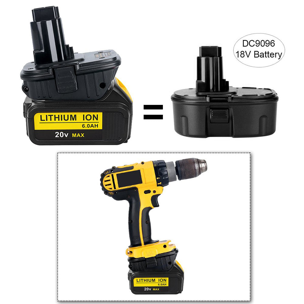 For DeWalt 18V To 20V Replacement Adaptor | DCA1820 Battery Adapter 2 Pack