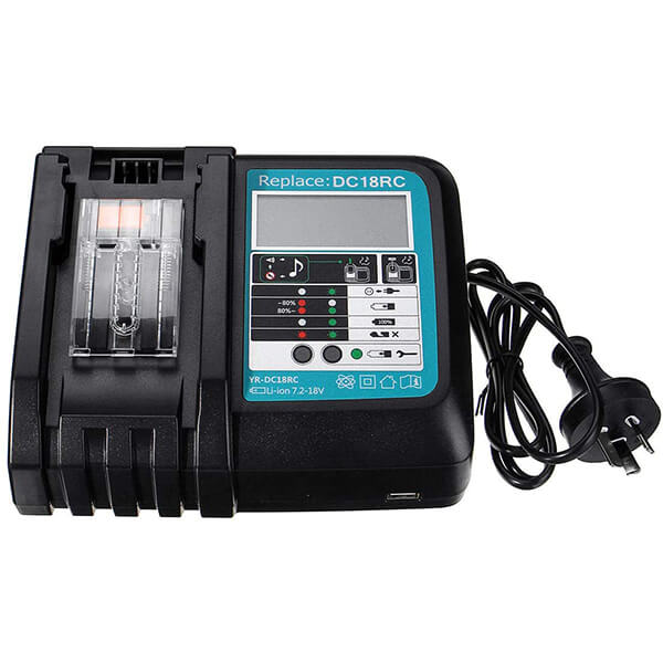 Clearance | For Makita DC18RF/RC Li-ion Rapid Replacement Battery Charger | 14.4V-18V with Digital Display