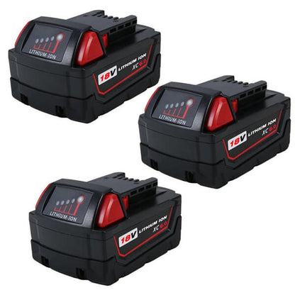 milwaukee-18v-battery-3ah-3-pack