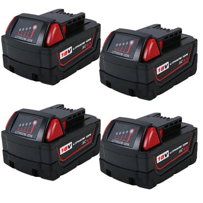 milwaukee-18v-battery-3ah-4-pack