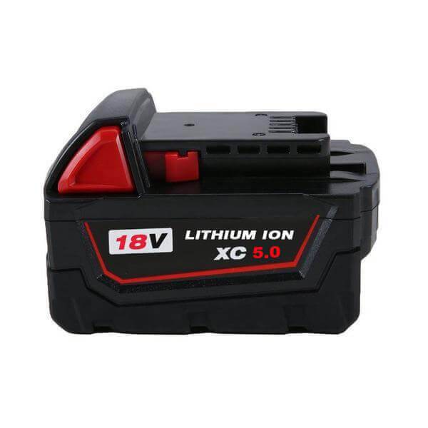 For Milwaukee 18V Battery 5Ah Replacement | M 18 Batteries 3 Pack & 3 free holders