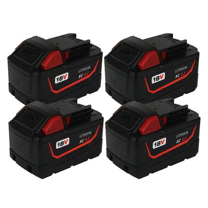 For Milwaukee 18V Battery 9Ah Replacement |  M18 Batteries 4 Pack