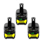 For Ryobi 18V Battery 5.0Ah Replacement | P108 Batteries 3 Pack